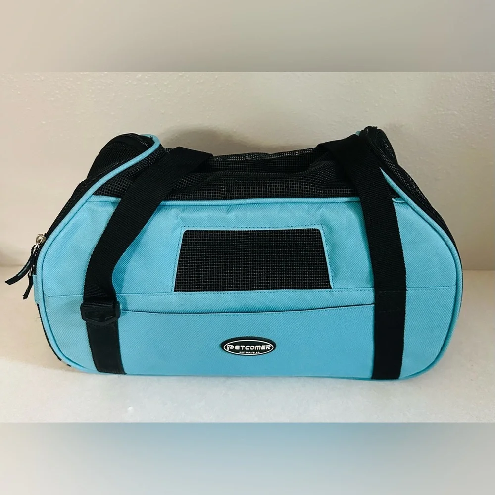 Petcomer Pet Traveler Dog Or Cat Carry Cage Tote Bag Carrier With Shoulder Strap